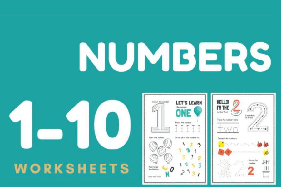 1-10数感启蒙练习纸｜一张纸，玩透一个数